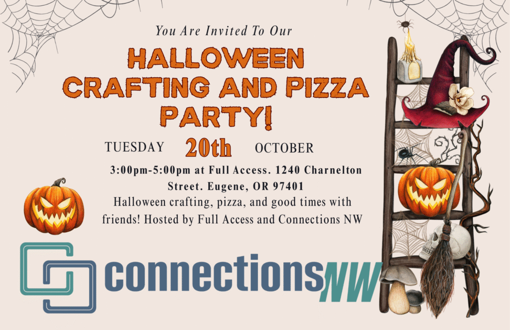 Halloween crafting and pizza party!